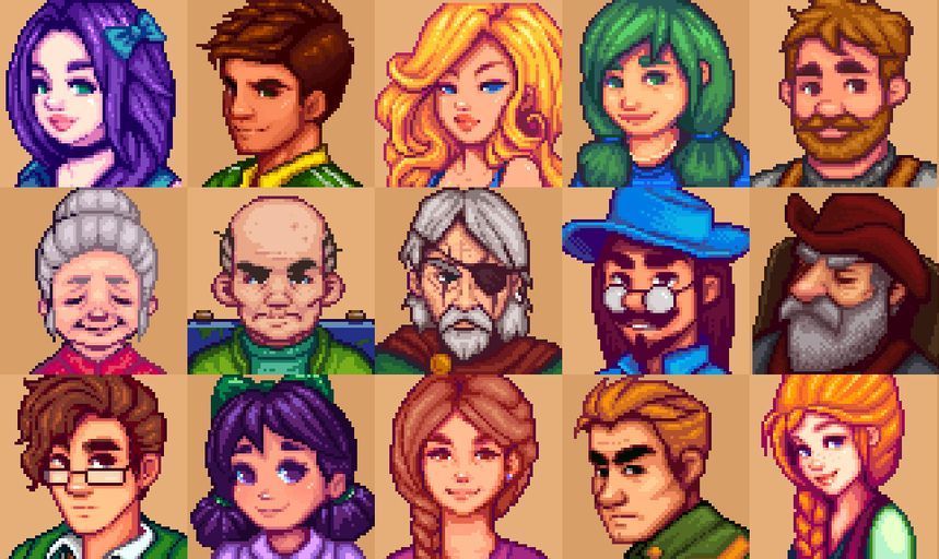 stardew valley characters